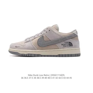Nike Dunk Low Retro North Face Collaboration Vintage Sneakers