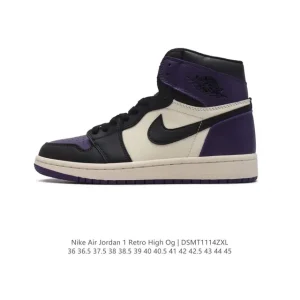 Jordan Air 1 Retro High OG Unisex Leather Basketball Shoes