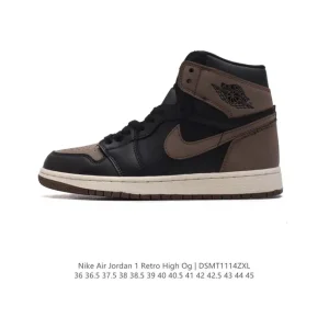 Jordan Air Retro 1 High OG Unisex Leather Basketball Shoes