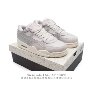 Nike Air Jordan 4 Retro OG Low Men's Women's Basketball Shoes Fq7940-600