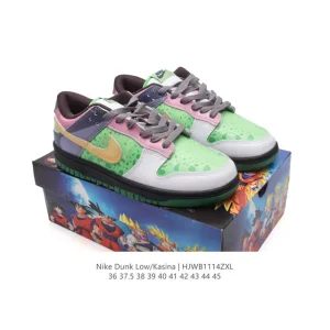 Nike Dunk Low Kasina Dragon Ball Vegeta Custom SB Skateboarding Shoes