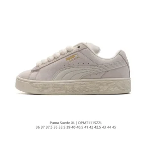 PUMA Suede XL Low-Top Retro Casual Sneakers with Thick Sole