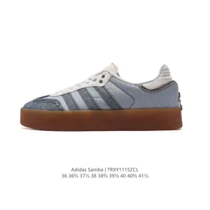Adidas Kith Samba Classic Denim Sneakers for Men and Women