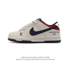 Nike Dunk Low DIY Custom Sneakers Premium Leather Embroidery