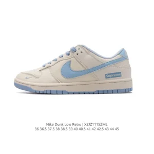 Nike SB Dunk Low Pro Louis Vuitton Collaboration Vintage Leather Sneakers