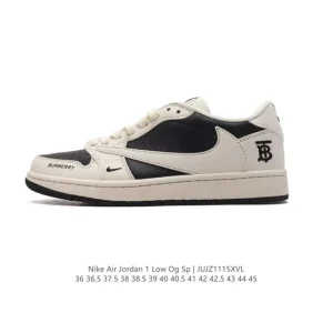 Jordan Air 1 Low OG SP Military Blue Reverse Swoosh Sneakers