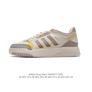 Adidas Drop Step Shoes Low Top Chunky Sole Retro Sneakers for Men and Women