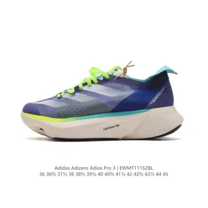 Adidas Adizero Adios Pro 3 Carbon Plate Running Shoes for Men and Women