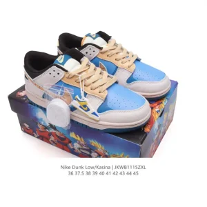 Nike Dunk Low Kasina DBZ Vegeta Custom Premium Skateboarding Shoes