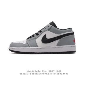 Jordan Air AJ1 Low Retro Leather Basketball Shoes with Air Cushion