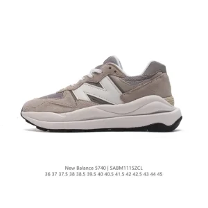New Balance 5740 Men Women Thick Sole Leather Vintage Sneakers Autumn