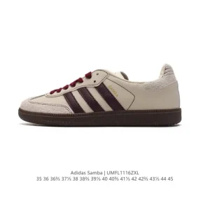 Adidas Samba OG Classic Leather Sneakers T-Toe Gum Sole