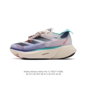 Adidas Adizero Adios Pro 3 Carbon Plate Running Shoes for Men and Women