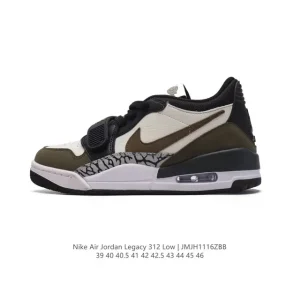 Jordan Legacy 312 Low Men's Basketball Shoes Classic AJ1 AJ3 Design