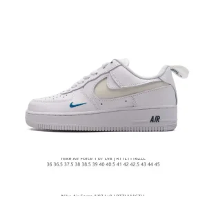 Nike Air Force 1 '07 Low FB8971 White Leather Casual Sneakers