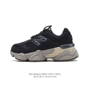 New Balance 9060 Kids Elephant Foot Sneakers for Boys and Girls