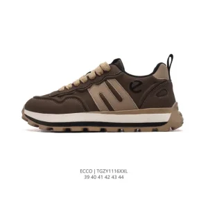 ECCO Men's Outdoor Casual Sneakers Lightweight Breathable Shoes