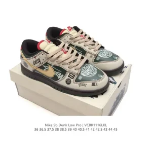 Nike SB Dunk Low Pro Vintage Skateboarding Shoes for Men and Women