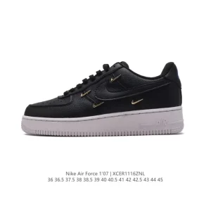 Nike Air Force 1 07 Low White Leather Sneakers for Men and Women