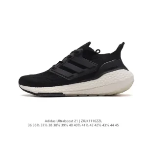Adidas Ultraboost 21 Running Shoes for Men and Women with Primeblue and Boost