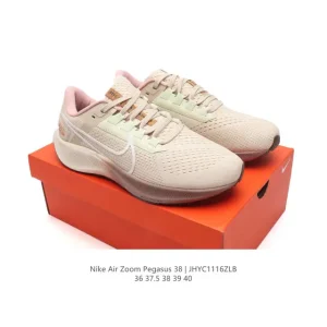 Nike Air Zoom Pegasus 38 Running Shoes for Men and Women with React Foam and Zoom Air Cushioning