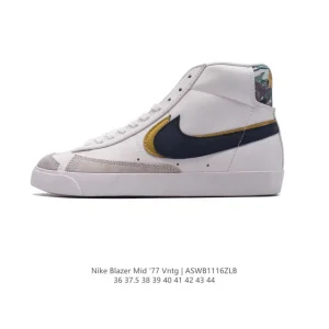 Nike Blazer Mid '77 Vntg Unisex Vintage Suede and Leather Sneakers