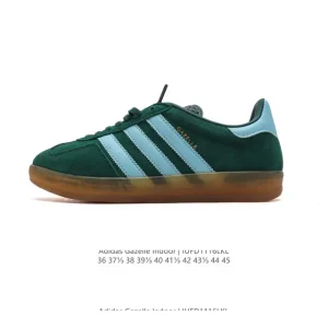 Adidas Originals Gazelle Indoor Retro Sneakers with Gum Sole