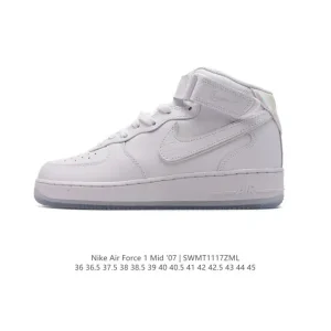 Nike Air Force 7 Mid Af1 Magic Strap Thick Sole Sneaker