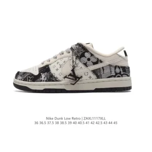 Nike Dunk SB Louis Vuitton Low Top Retro Basketball Skateboarding Shoes