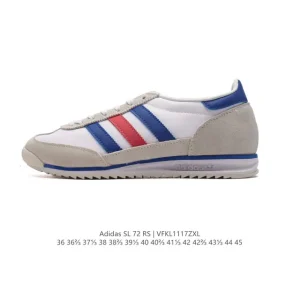 Adidas SL 72 Shoes Classic Retro Low-Top Sneakers with Leather and Suede