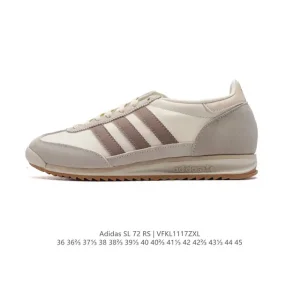 Adidas SL 72 Shoes Classic Retro Low-Top Sneakers with Leather and Suede