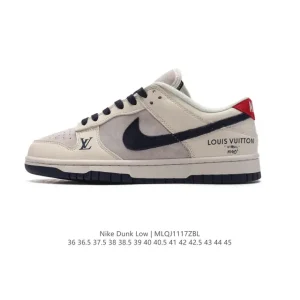 Nike Dunk Low Retro Court Classic Vintage Leather Basketball Sneakers