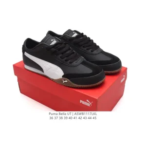 Puma Bella Ut Leather Low Top Lifestyle Sneakers with Softfoam+
