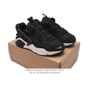 Nike Air Huarache Craft Men's Women's Lifestyle Sneakers with Air Cushion
