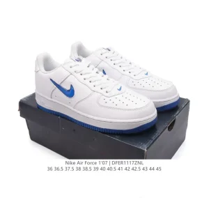 Nike Air Force 1 Low 07 Honeycomb Sneakers White Classic Style