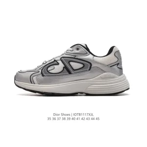 Dior Low-Top Retro Vintage Style Chunky Sole Running Sneakers