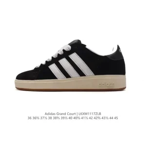 Adidas Neo Grand Court Lazy Egg Limited Edition White Sneakers