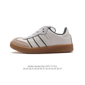 Adidas Samba OG Kids Shoes Classic Leather T-toe Sneakers