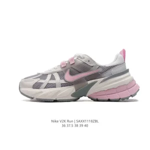 Nike V2K Run Retro Running Shoes Vintage Low-Top Sneakers