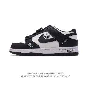Nike Dunk Low Okhr Panda Bamboo Custom Hand Painted Exclusive Edition