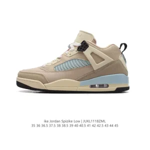 Jordan Spizike Low Houston Oilers Classic Elephant Print Basketball Shoes