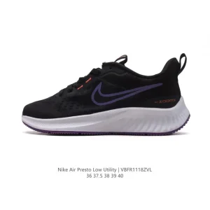 Nike Air Presto Low Utility Knit Mesh Thick Sole Sneakers