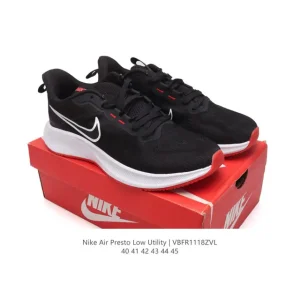 Nike Air Presto Low Utility Knit Mesh Chunky Sole Sneakers