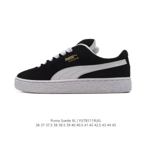 PUMA Suede XL Low Top Retro Casual Sneakers with Thick Sole