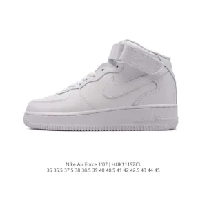 Nike Air Force 1 '07 High Top Casual Sneakers with Air Cushion
