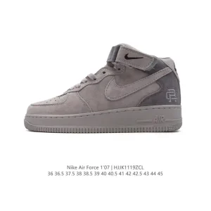 Nike Air Force 1 '07 High Top Casual Sneakers with Air Cushion