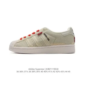 Adidas Superstar 82 Denim Classic Shell Toe Sneakers for Men and Women