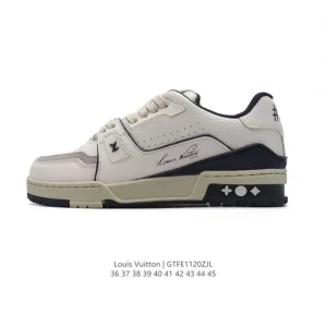 Louis Vuitton Trainer Sneaker Low Full Diamond Thick Sole Fashion Shoes