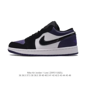 Jordan Air AJ1 Low Retro Classic Leather Basketball Shoes with Air Cushion