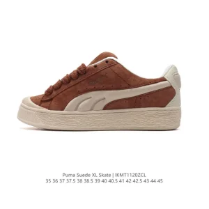 PUMA Suede XL Low-Top Retro Lightweight Breathable Sneakers with Thick Sole